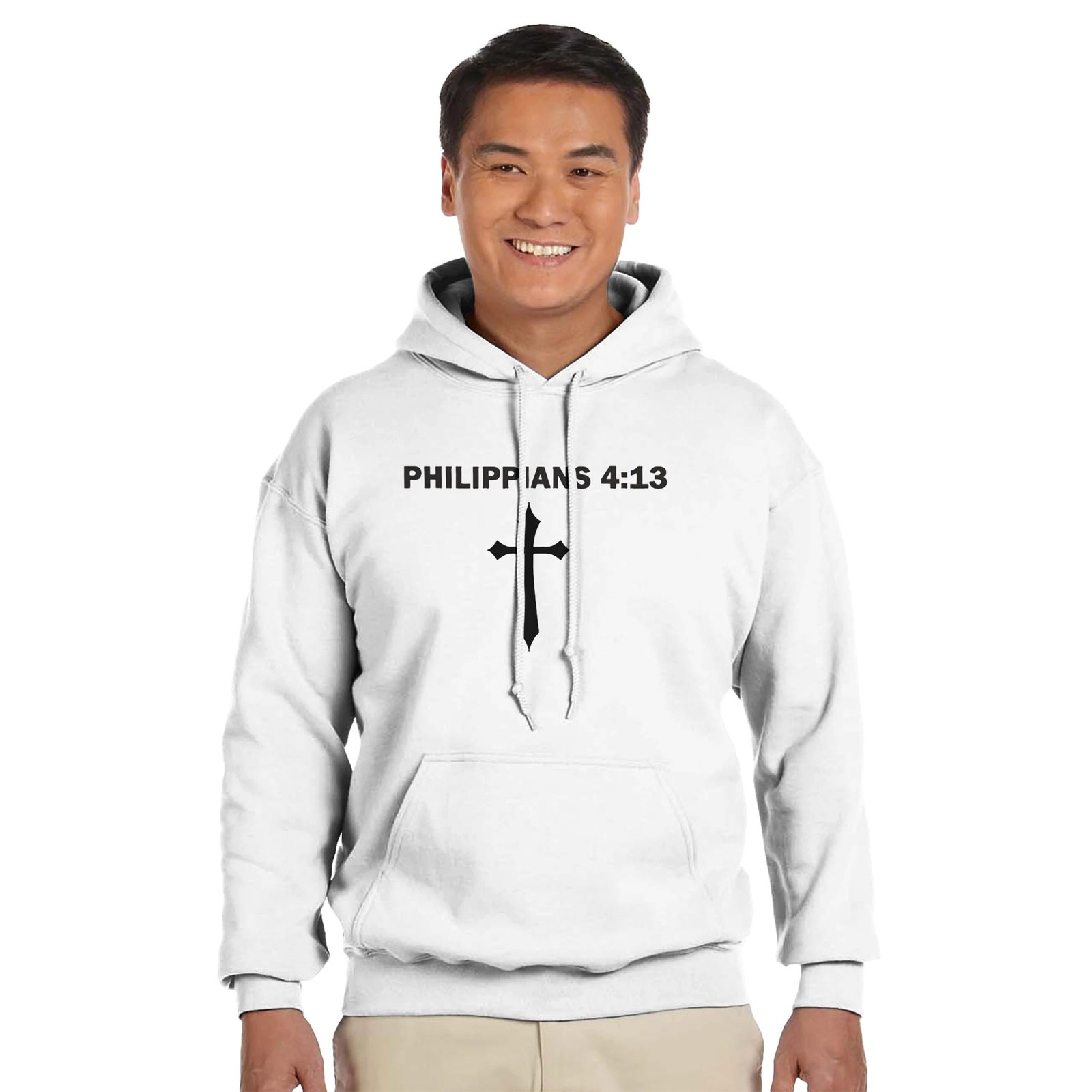 “strength mode: activated” philippians 4:13 christian pullover hoodie 5e6c1293-11cb-4c26-ba52-5535efaf4e60